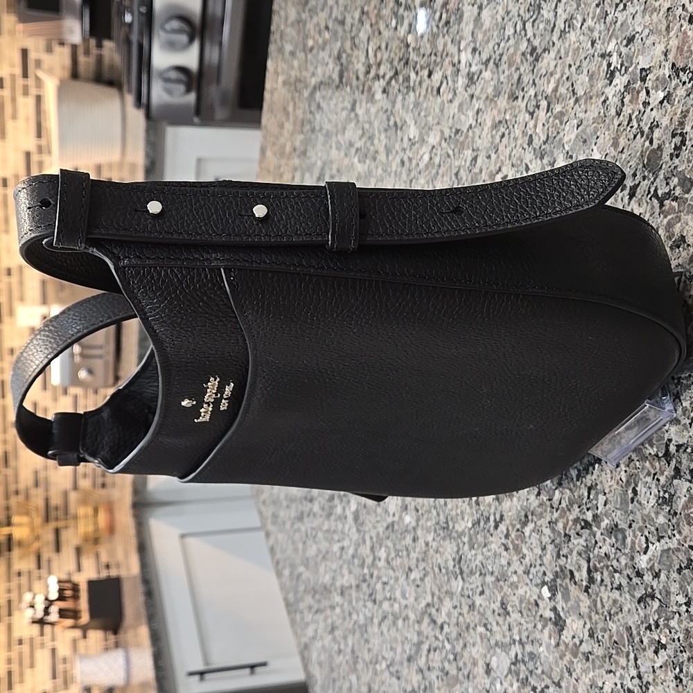Kate Spade New York Leila Black Leather Crossbody Bag - Picture 4 of 15